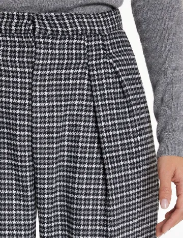 Pantaloni Tezenis, alb/negru