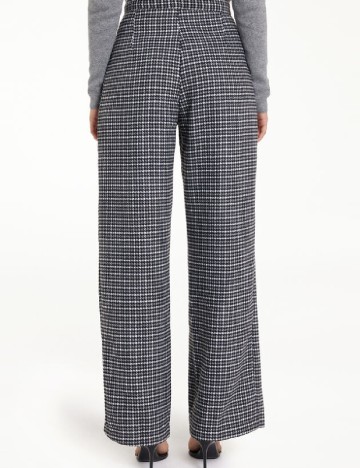 Pantaloni Tezenis, alb/negru