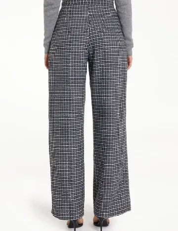 Pantaloni Tezenis, alb/negru