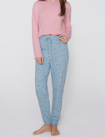 Pantaloni de pijama Tezenis, albastru