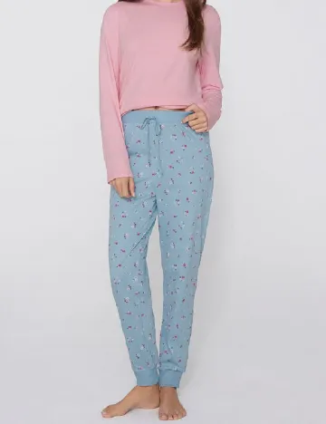 Pantaloni de pijama Tezenis, albastru
