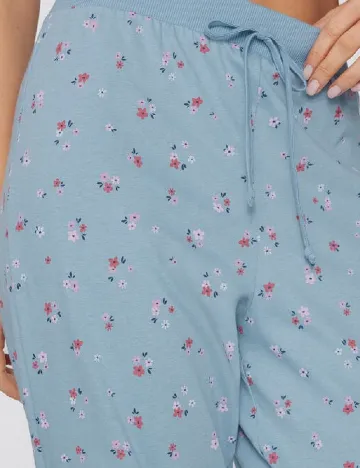 Pantaloni de pijama Tezenis, albastru