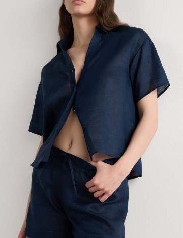 Camasa Intimissimi, bleumarin