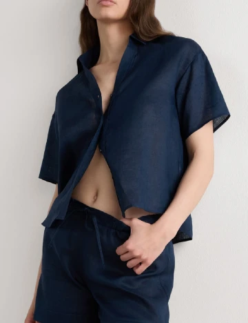 Camasa Intimissimi, bleumarin