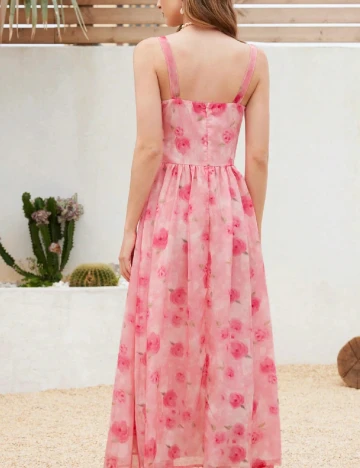 Rochie medie Aveloria, floral print
