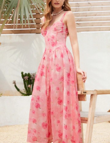 Rochie medie Aveloria, floral print