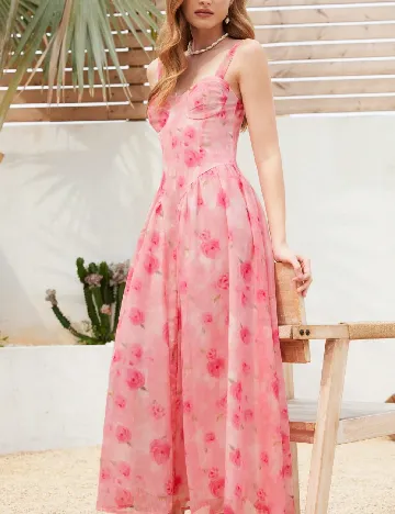 Rochie medie Aveloria, floral print