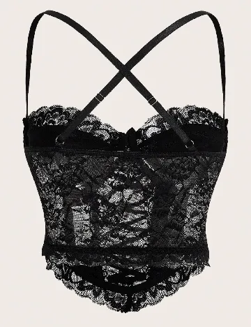 Top Romwe, negru