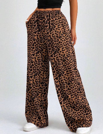 Pantaloni SHEIN, animal print