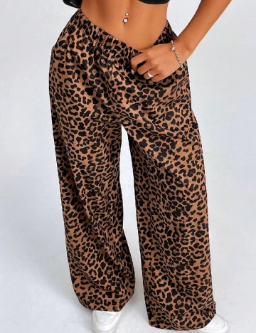 Pantaloni SHEIN, animal print