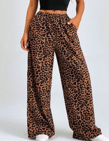 Pantaloni SHEIN, animal print