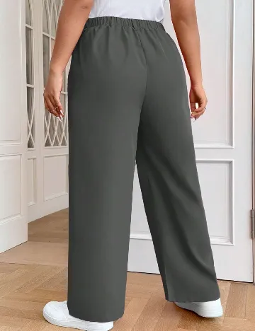 Pantaloni SHEIN CURVE, gri