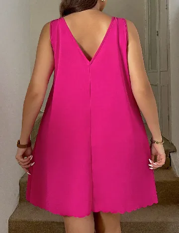 Rochie scurta SHEIN CURVE, roz
