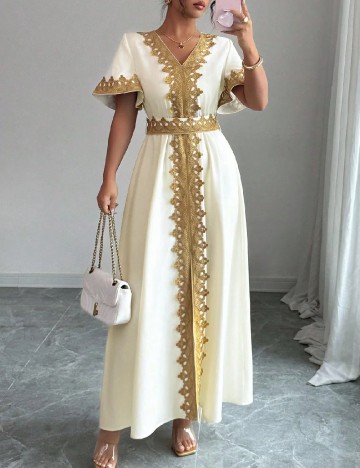 Rochie lunga SHEIN, ecru