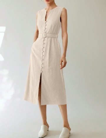 Rochie medie SHEIN, bej