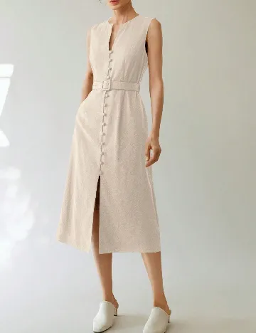 Rochie medie SHEIN, bej