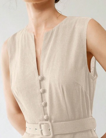 Rochie medie SHEIN, bej