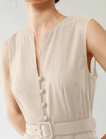 Rochie medie SHEIN, bej