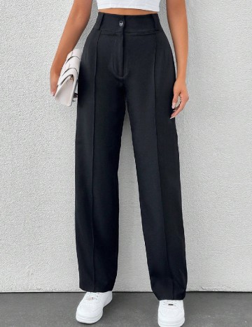 Pantaloni SHEIN, negru