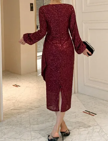 Rochie medie SHEIN, rosu