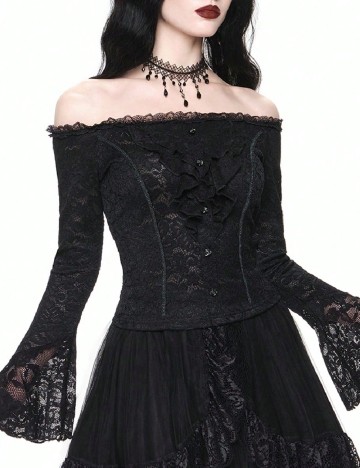 Bluza Romwe, negru