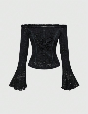 Bluza Romwe, negru