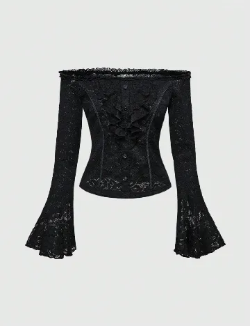 Bluza Romwe, negru