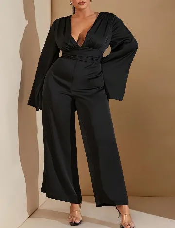 Salopeta SHEIN CURVE, negru