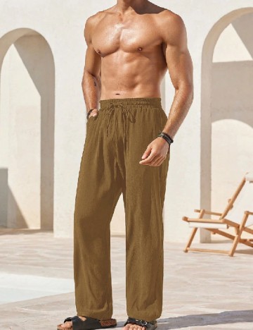 Pantaloni SHEIN, maro