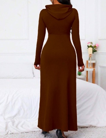 Rochie lunga SHEIN, maro