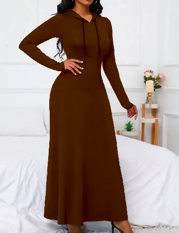 Rochie lunga SHEIN, maro