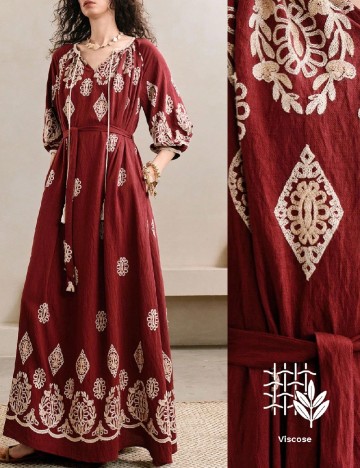 Rochie lunga Arave, rosu