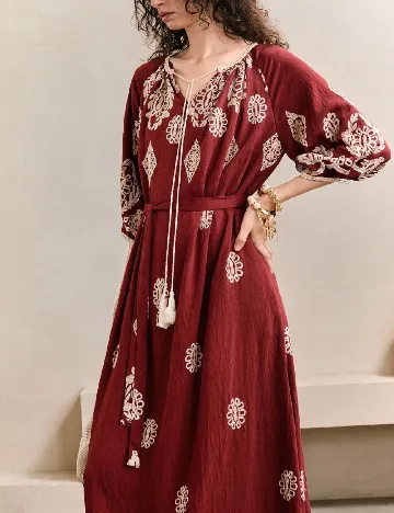 Rochie lunga Arave, rosu