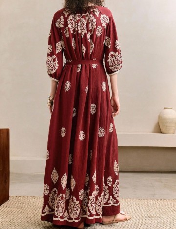 Rochie lunga Arave, rosu