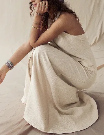 Rochie lunga SHEIN, bej