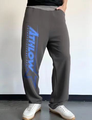 Pantaloni Shein Kids, gri