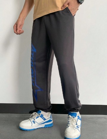 Pantaloni Shein Kids, gri