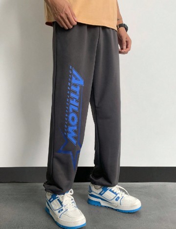 Pantaloni Shein Kids, gri