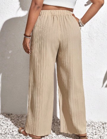 Pantaloni SHEIN CURVE, bej