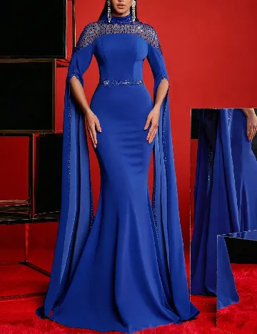 Rochie lunga SHEIN, albastru
