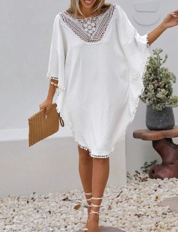 Rochie scurta SHEIN, alb