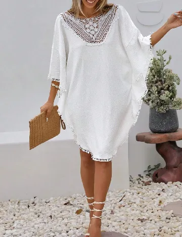 Rochie scurta SHEIN, alb