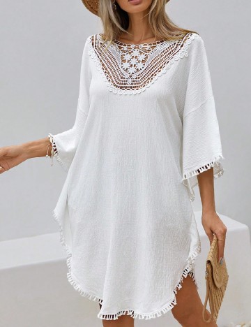 Rochie scurta SHEIN, alb