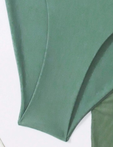 Costum de baie SHEIN CURVE, verde