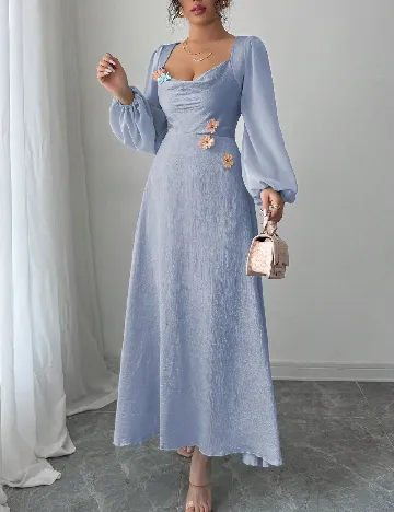 Rochie lunga SHEIN, albastru