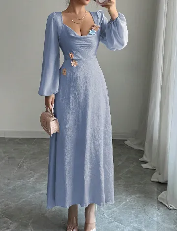 Rochie lunga SHEIN, albastru