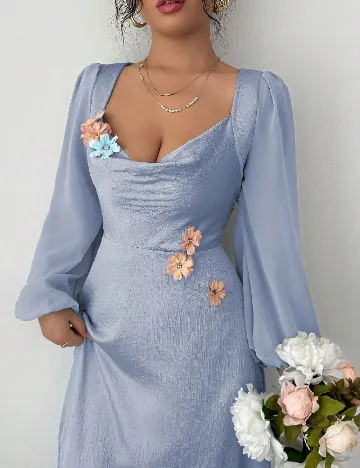 Rochie lunga SHEIN, albastru