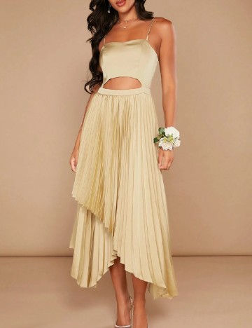 Rochie medie SHEIN, galben