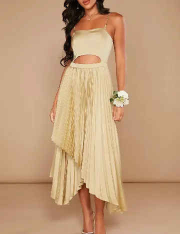 Rochie medie SHEIN, galben