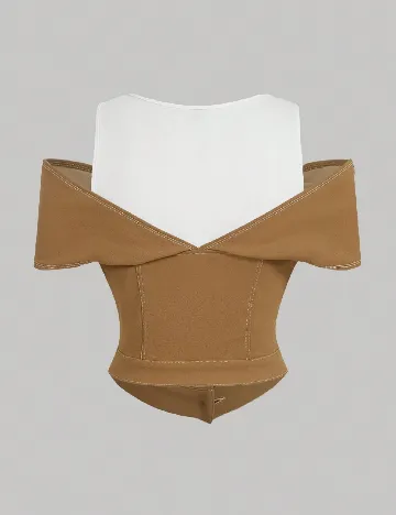 Top SHEIN CURVE, maro